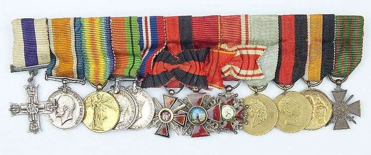 Group of Twelve Miniature Awards of Marquis Vivien De Chateaubrun.jpg