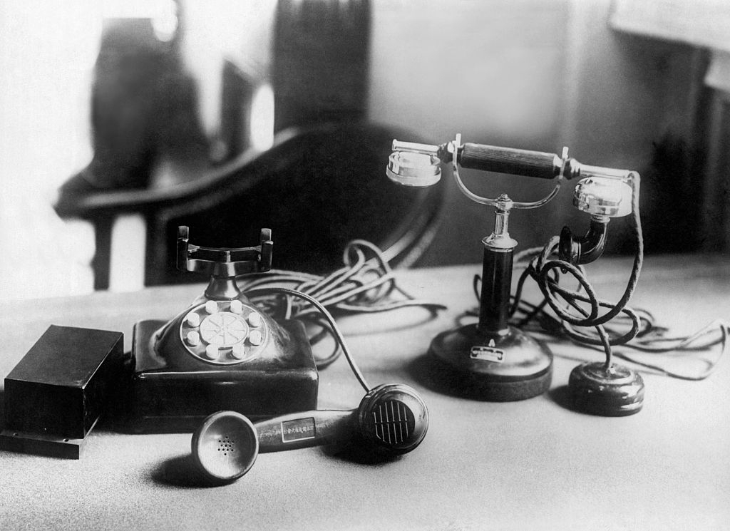 Hirohito's First Telephone.jpg