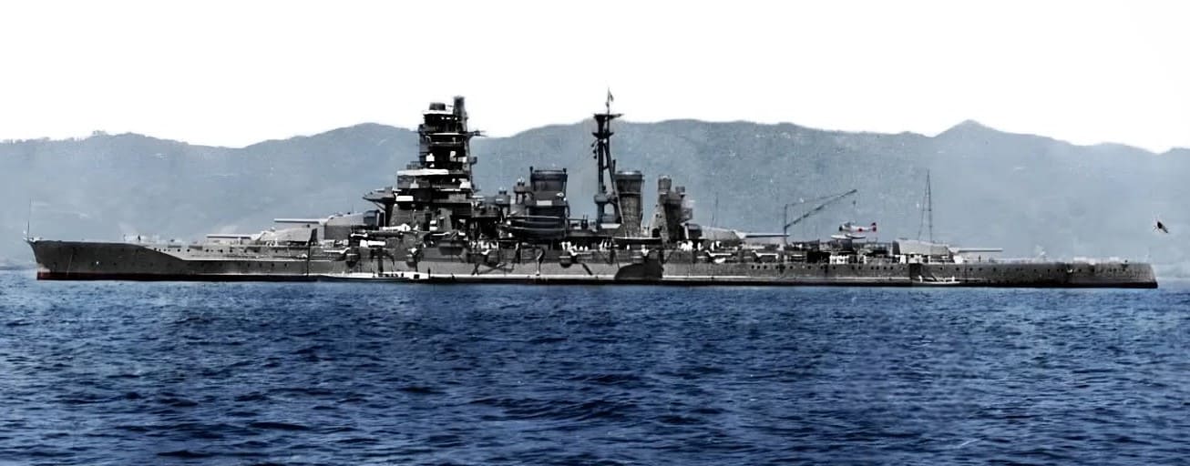 IJN Fast Battleship Kirishima at Tsukumo Bay Date  May 10th, 1937.jpg