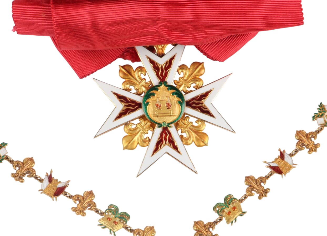 Illustrious  Royal Order of Saint Januarius Cross made by Kretly, Paris.jpg