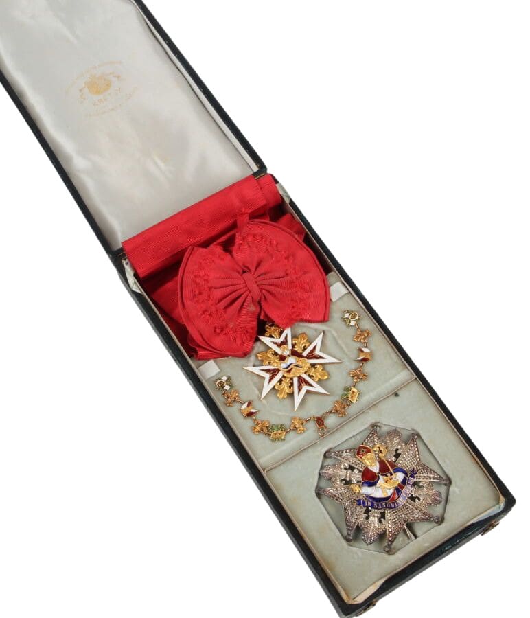 Illustrious Royal Order  of Saint Januarius made by Kretly, Paris.jpg