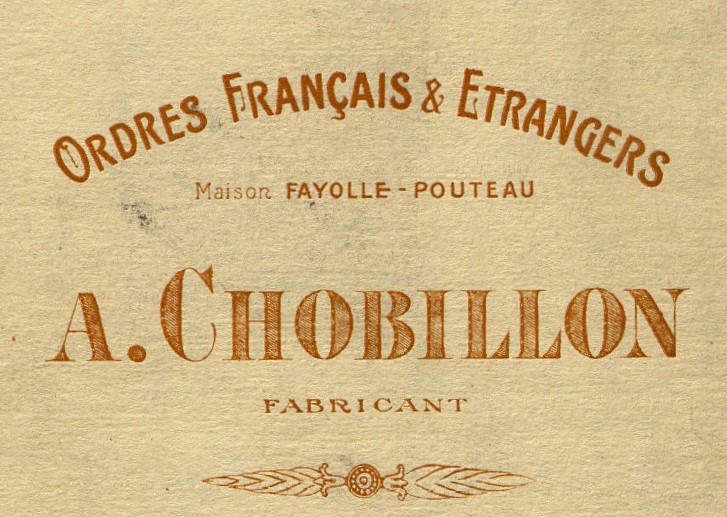 Imperial Russian Orders  made by Chobillion, Paris.jpg