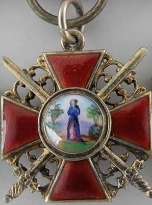 Imperial Russian Orders miniatures made by Paul Meybauer, Berlin.jpg