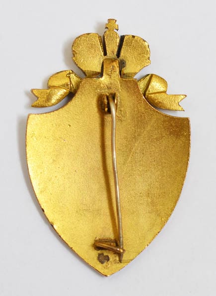 Imperial Russian  Red Cross Society Badge made in Gilded Bronze.jpg