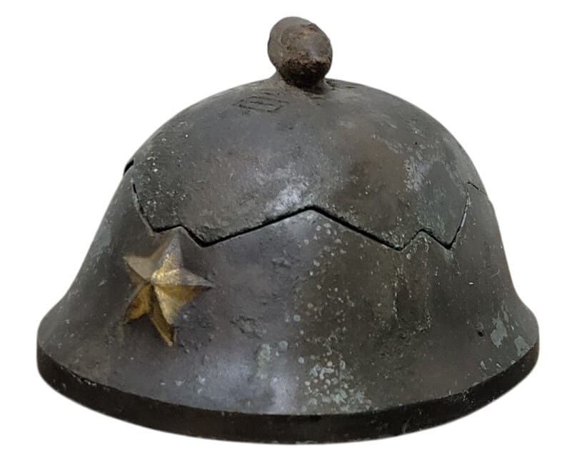 Japanese Army Helmet-Shaped Inkwell.jpg