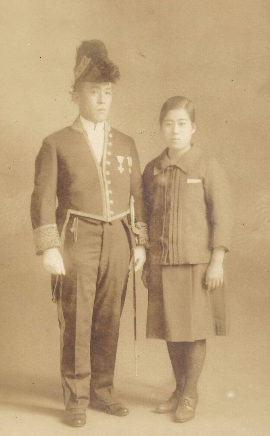 Japanese civil official with his wife.jpg
