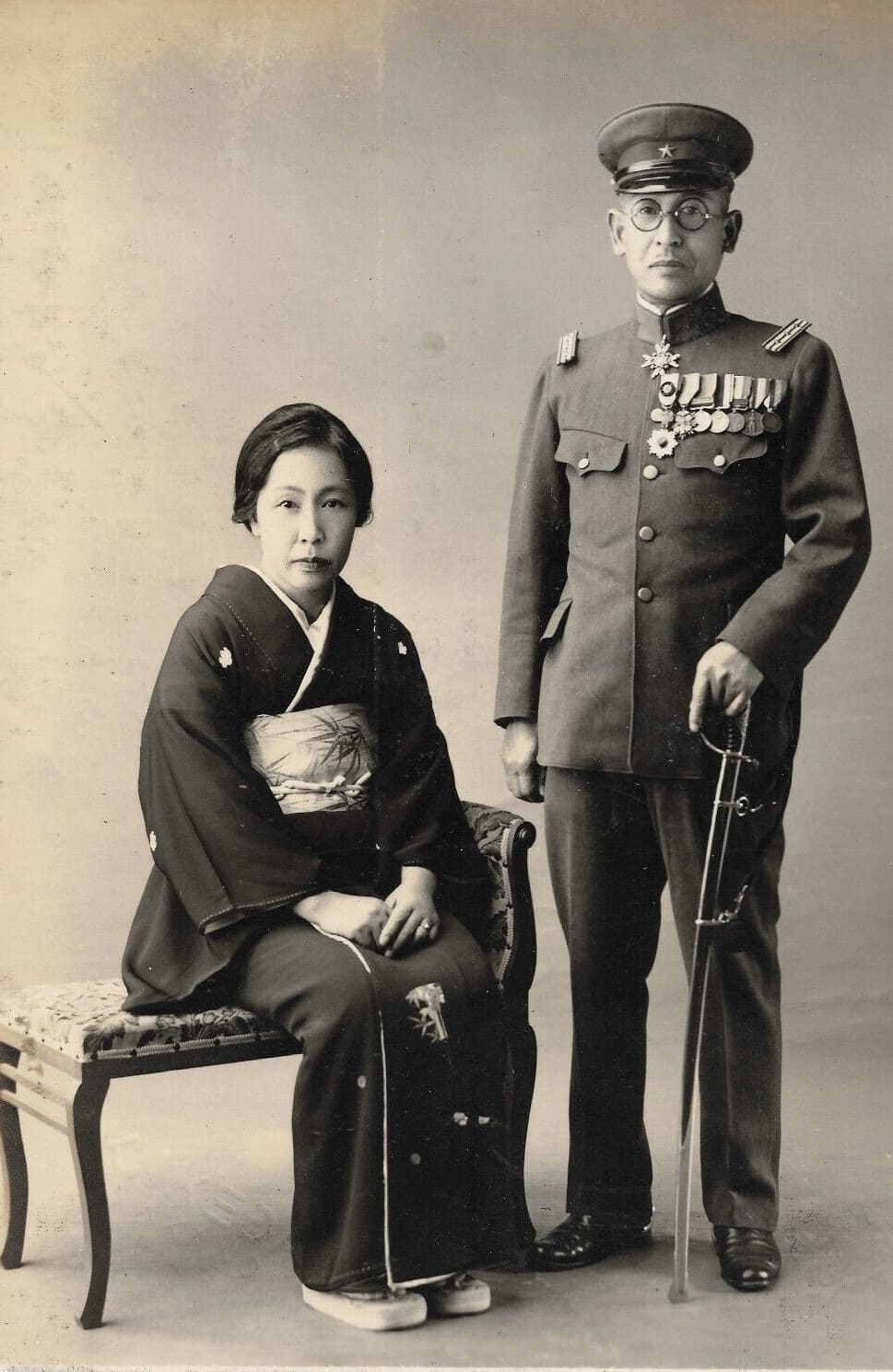Japanese Colonel with his wife.jpg