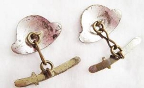 Japanese Imperial Army Cufflinks/大日本帝國陸軍カフスボタン