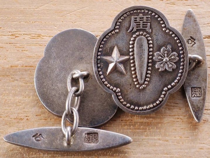 Japanese Imperial Army Cufflinks/大日本帝國陸軍カフスボタン