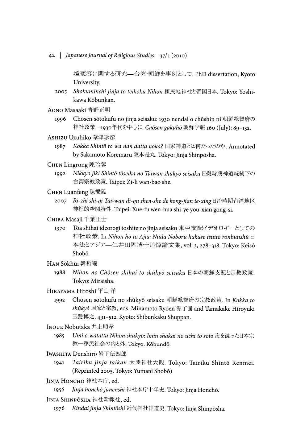 [Japanese Journal of Religious Studies vol. 37 iss. 1] - Religion and the Japanese Empire __ Shinto Deities that Crossed the Sea_ Japan's _Overseas Shrines,_ 1868 to 1945 (2010)_page-0023.jpg