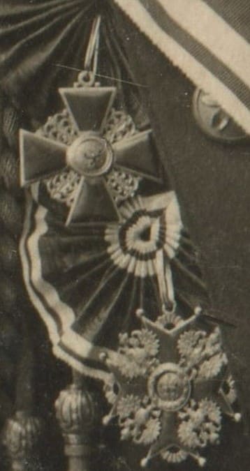 Japanese  major general with Imperial Russian orders for Non-Christians.jpg