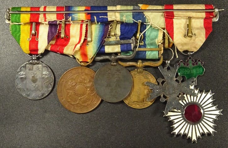 Japanese Medal bar of Russo-Japanese War Veteran.jpg