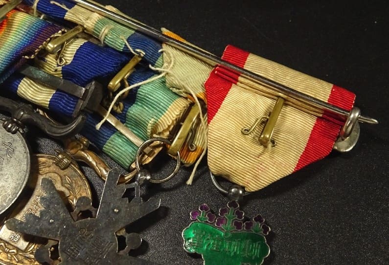 Japanese Medal bar of  Russo-Japanese War Veteran.jpg