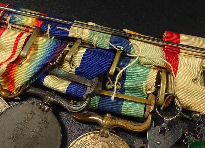 Japanese  Medal  bar of Russo-Japanese War Veteran.jpg