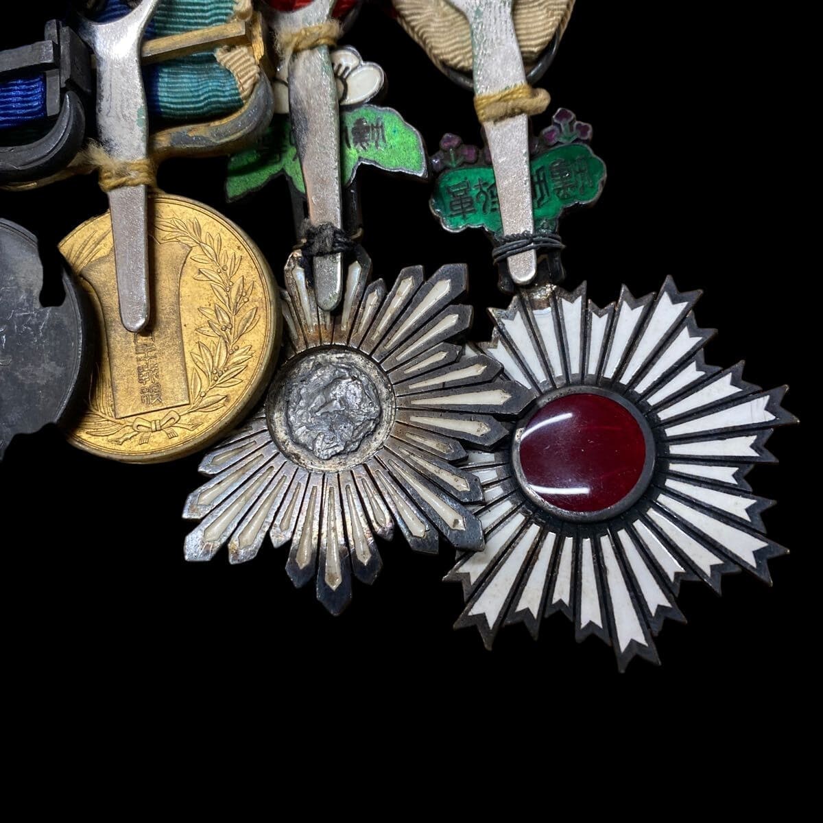 Japanese Medal Bar with Korean  Order and Medal.jpg