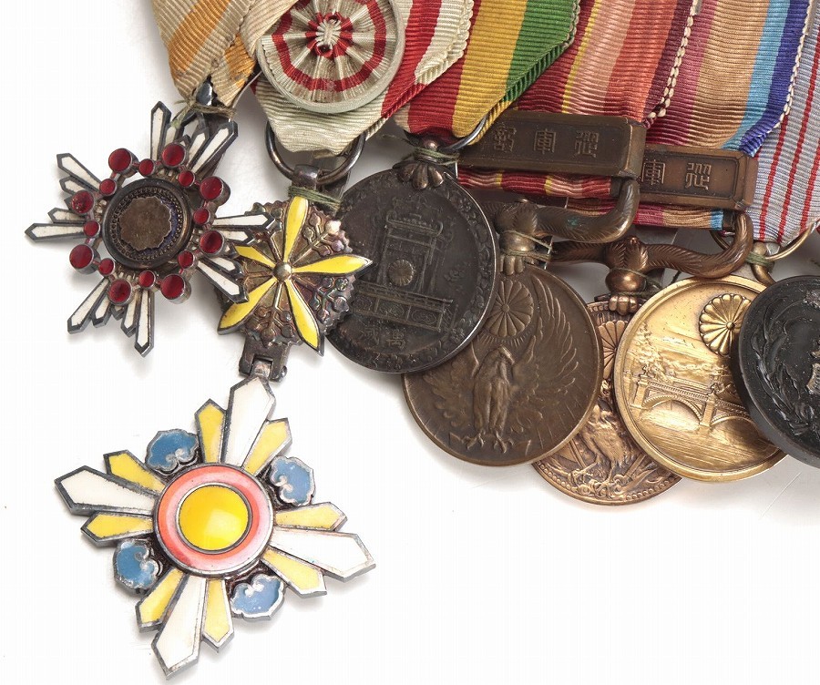 Japanese Medal bar  with Manchukou Census Medal.jpg