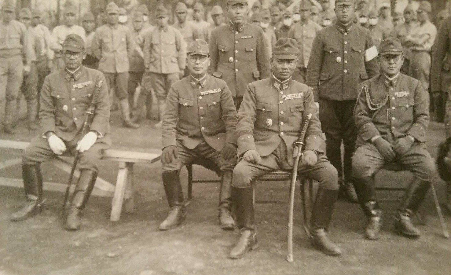 Japanese Officers with Commander Badges...jpg