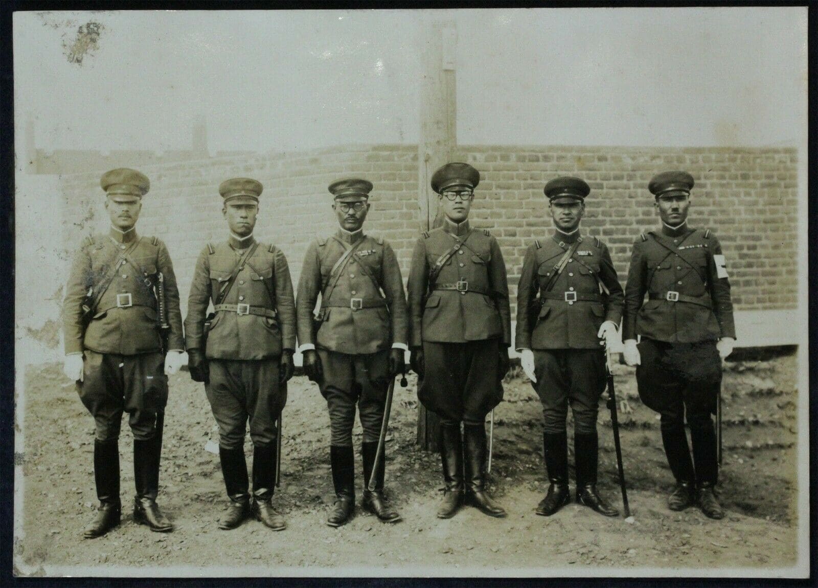 Japanese Officers with Red Cross Armband.jpg