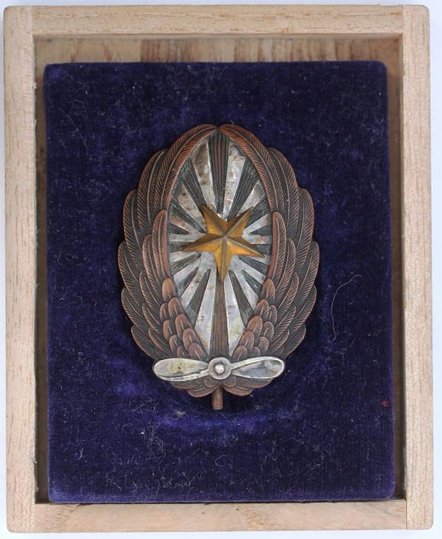 Japanese Pilot  Badge of 58th Class Army Flight  School Graduate Corporal Takemoto.jpg