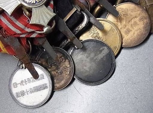 Japanese  Ribbon  Bar with  Honour  Medals.jpg