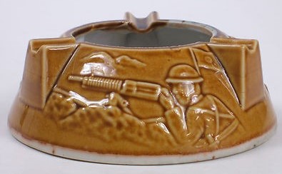 Japanese Сeramic Ashtray with Machine Gunner.jpg