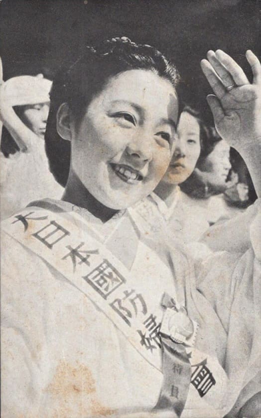 当時物 #大日本国防婦人會 #南薫分會 #第三班通東町 #旗 #戦前 #