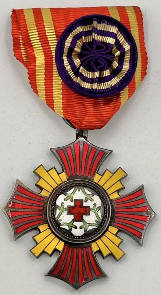 Manchukuo Red Cross Society Merit Order/満州国赤十字社有功章