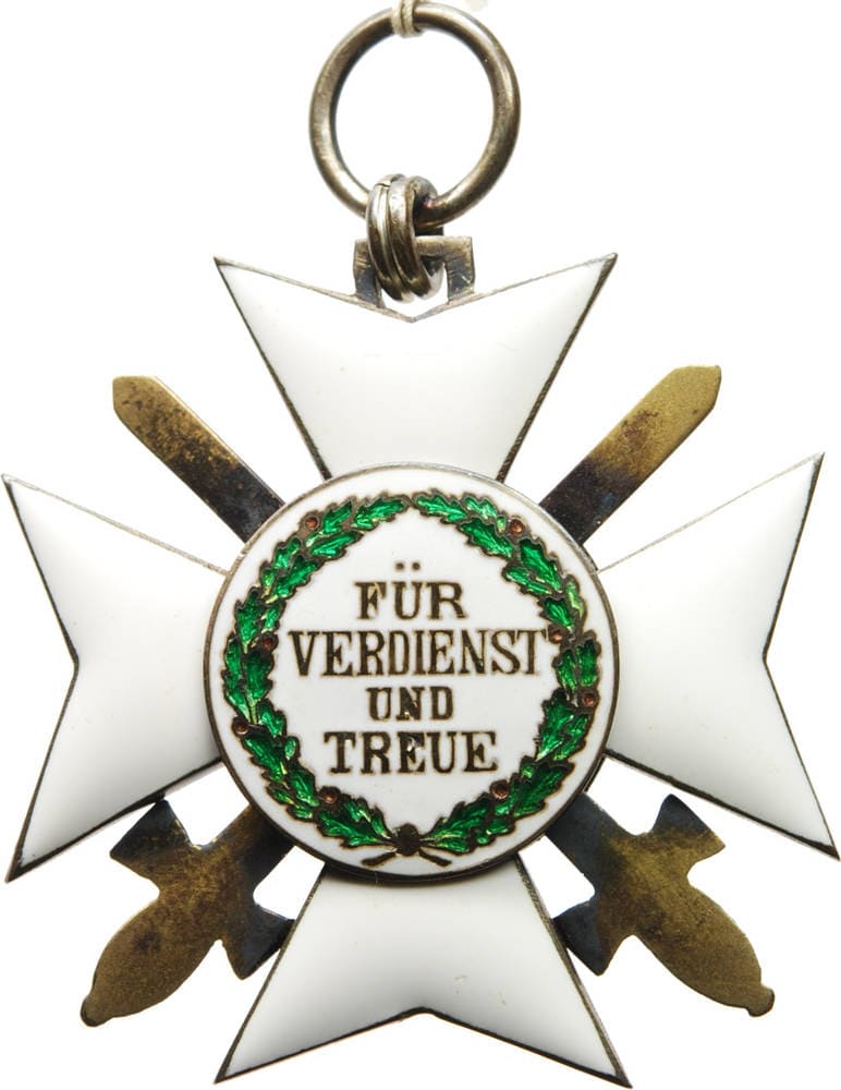 Königlich Sächsischer Verdienstorden Ritterkreuz 2. Klasse mit Schwertern.jpg