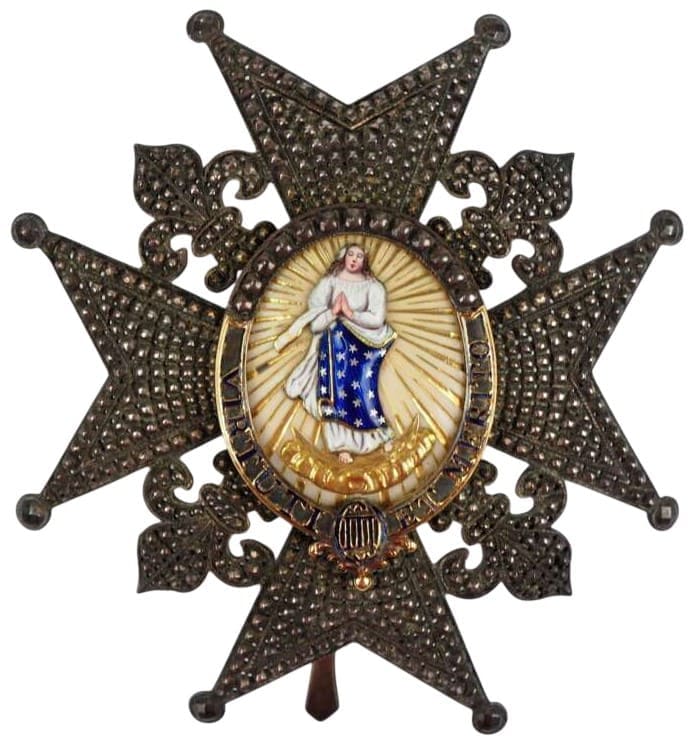Königlicher Orden Karls III Großkreuz Stern Halley.jpg