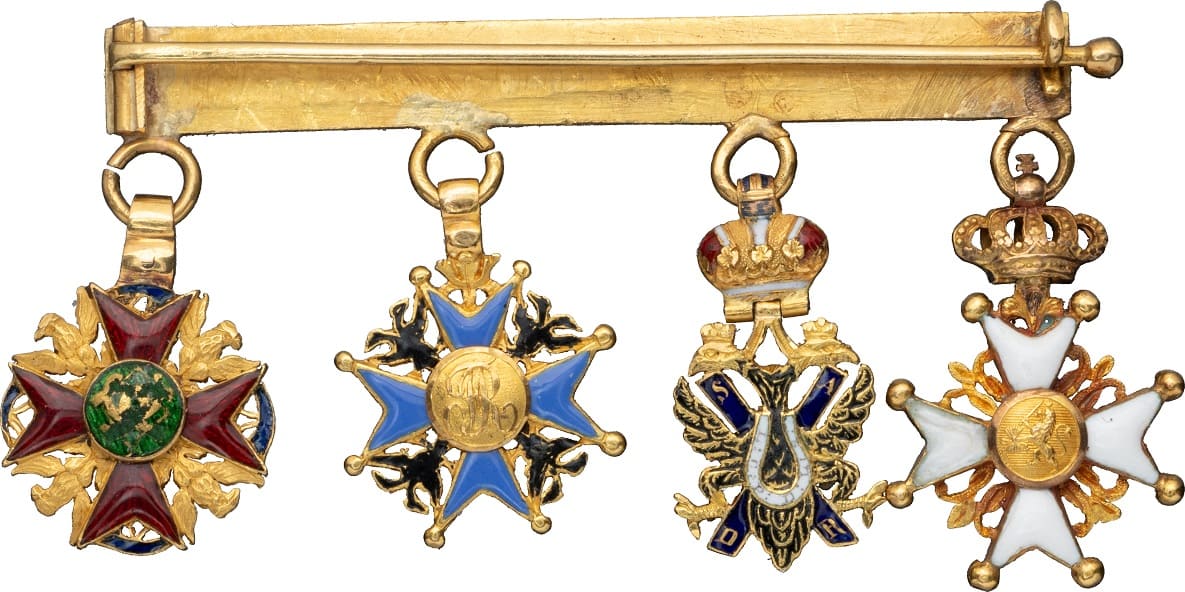 Колодка с  фрачной копией ордена Святого Андрея Первозванного.jpg