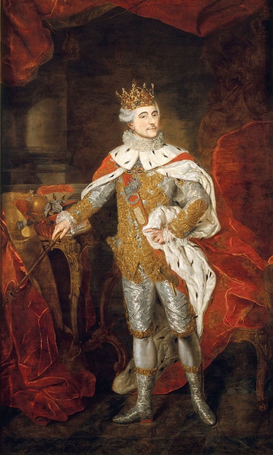 Krzysztof Werner’s coronation portrait of Stanisław August.jpg