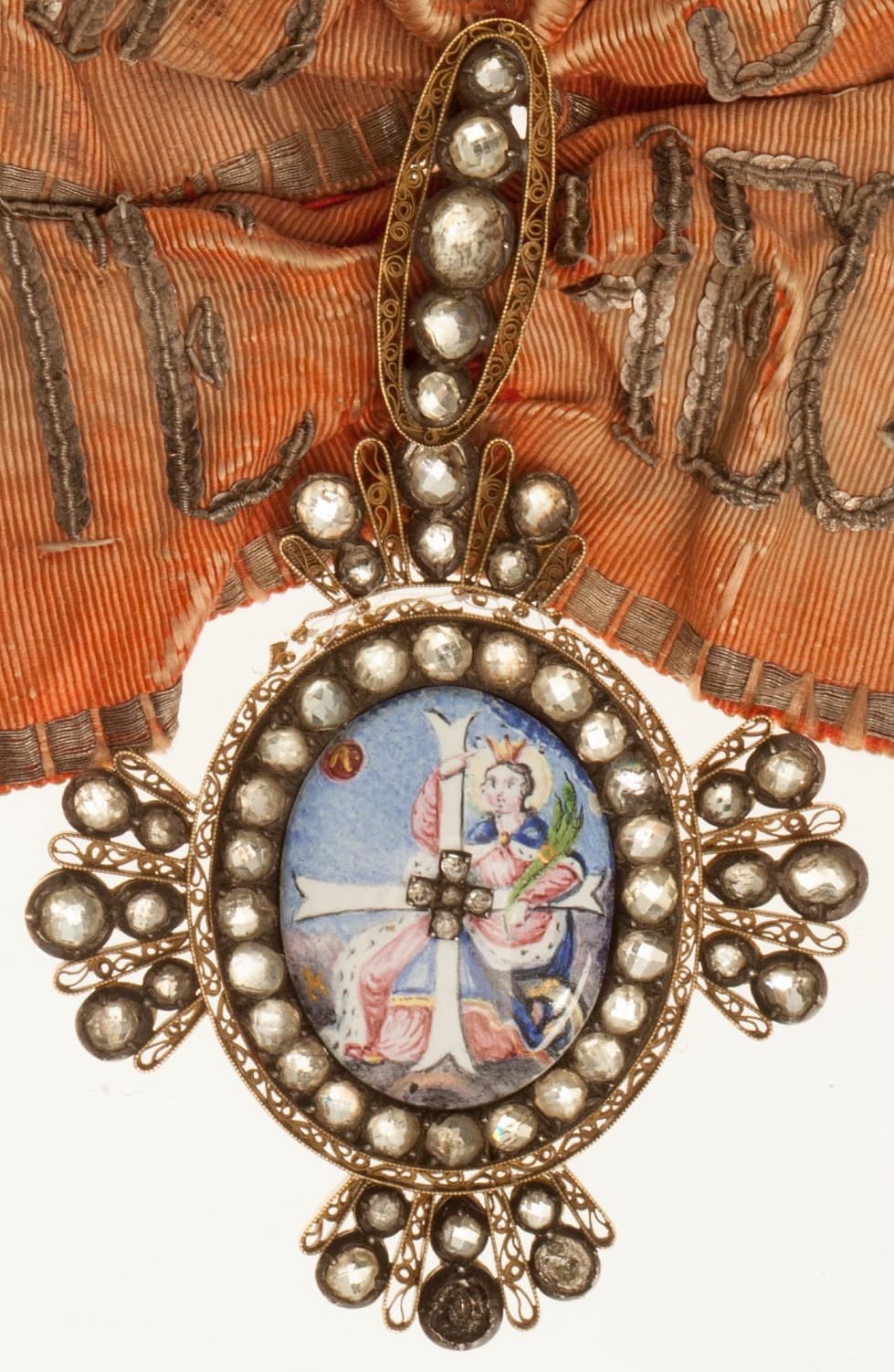 Lesser Cross of the Order of Saint Catherine  awarded to  Baroness Baroness Natalya Fedorovna Bode.jpg