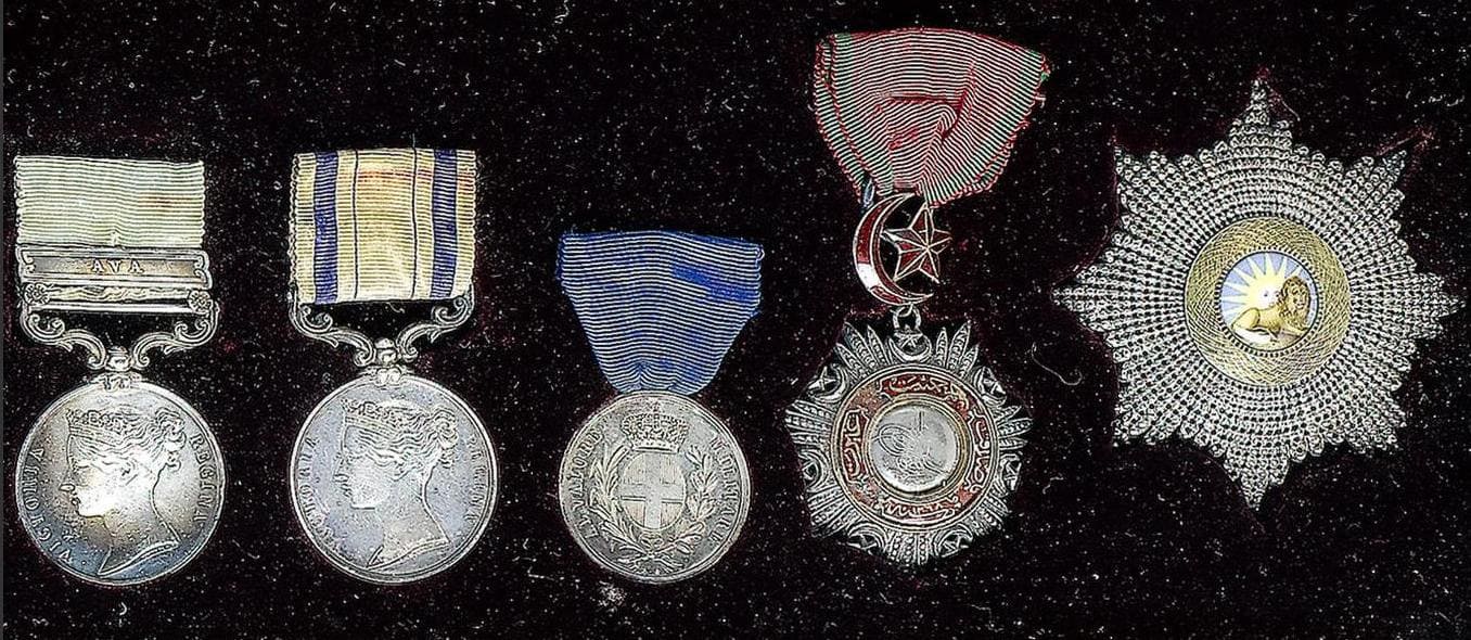 Major-General Sir James Edward Alexander of Westerton awards.jpg