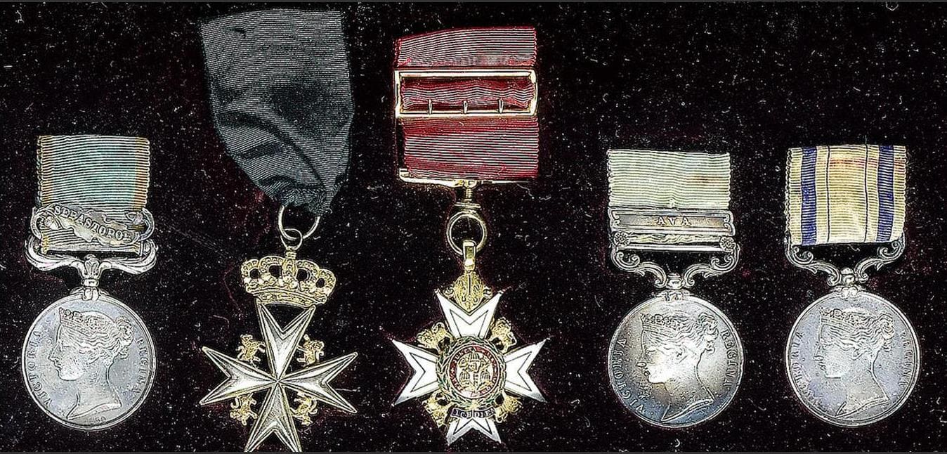Major-General Sir James Edward  Alexander of Westerton awards.jpg