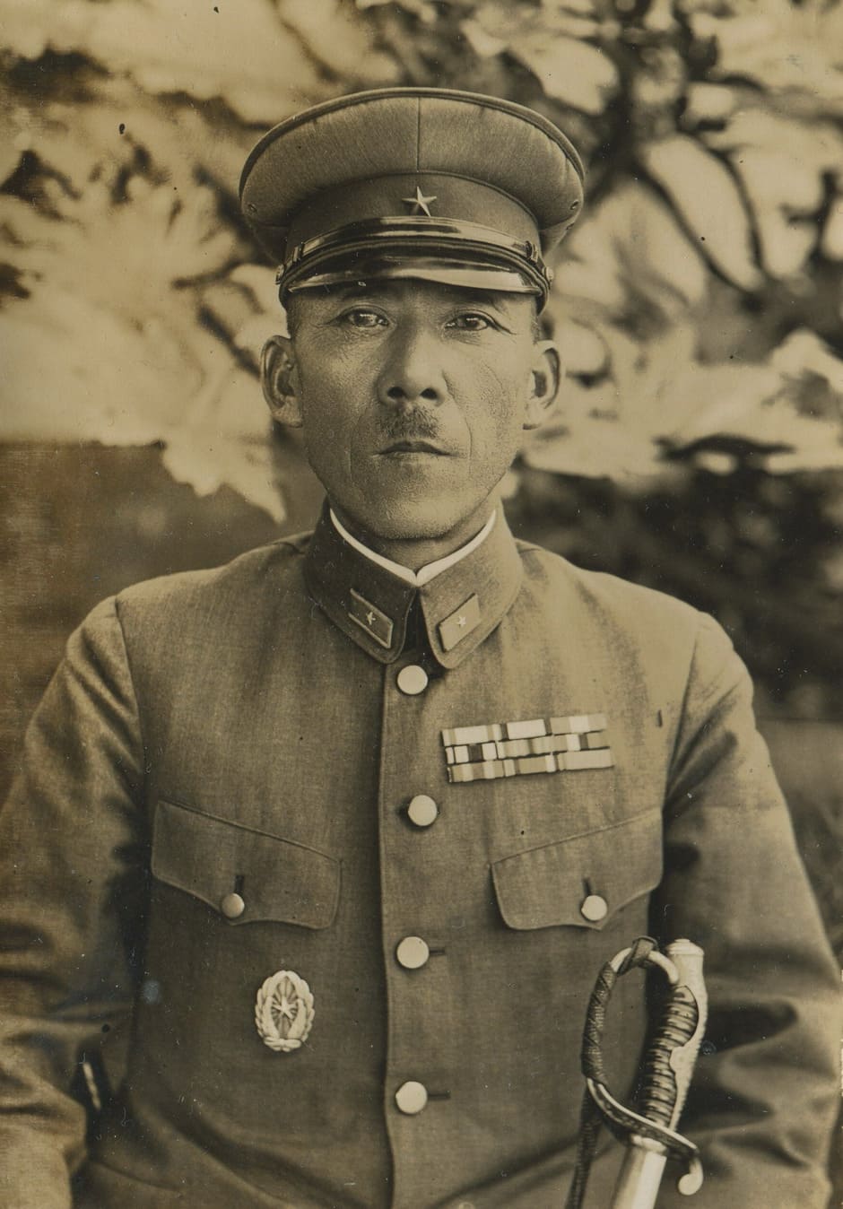 Major general with Japanese Army Pilot  Badge.jpg