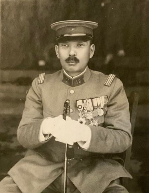 Major of 19th Infantry Regiment with the Order of Striped Tiger.jpg