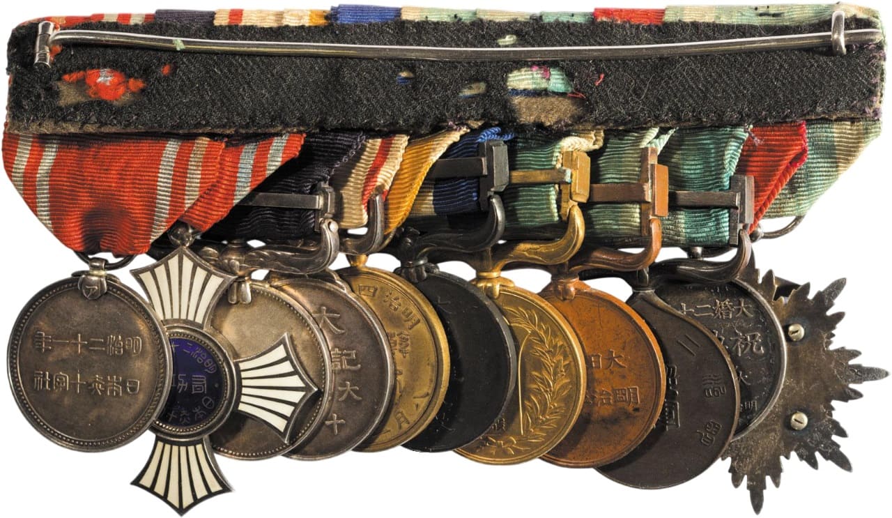 Medal bar of  high-ranking Japanese officer.jpg