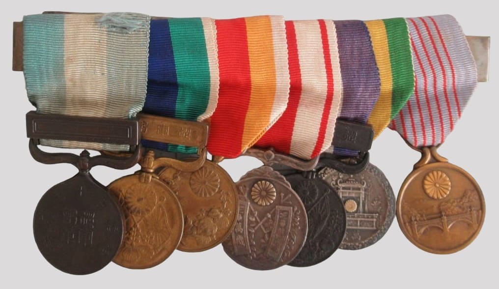 medal bar  with Korea Annexation medal.jpg medal bar  with Korea Annexation medal.jpg