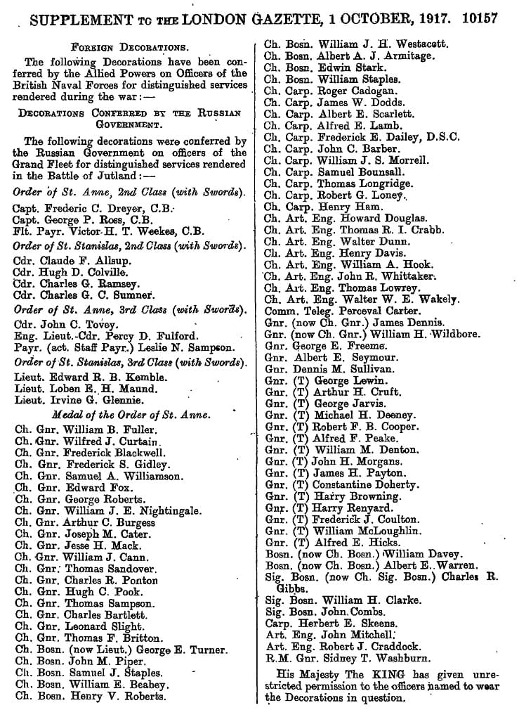 medals  awarded in 1917 for the Battle of Jutland.jpg