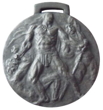 Meiji University Track and Field  Athletic Meet 1932 Watch Fob.jpg