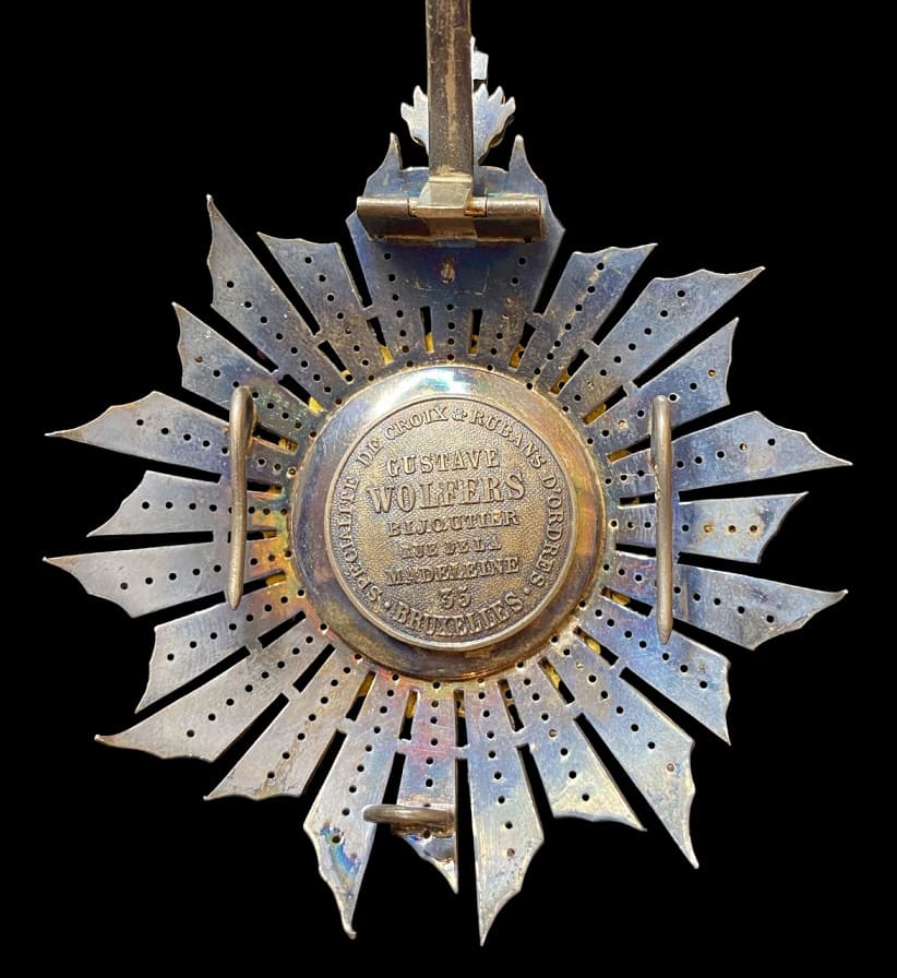 Military Order of Christ Grand Cross made by  Gustave Wolfers, Brussels.jpg