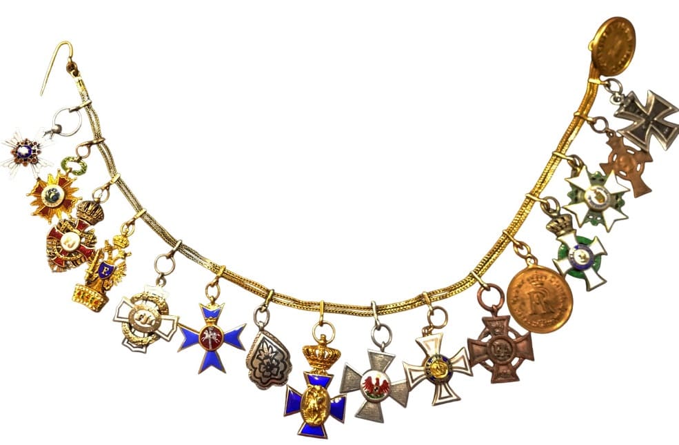 Miniature group with Japanese Order of Sacred Treasure.jpg