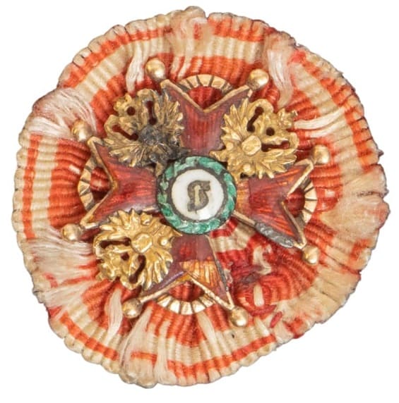 Miniatures of the Order of St. Stanislaus made by Ivan Mnekin.jpg