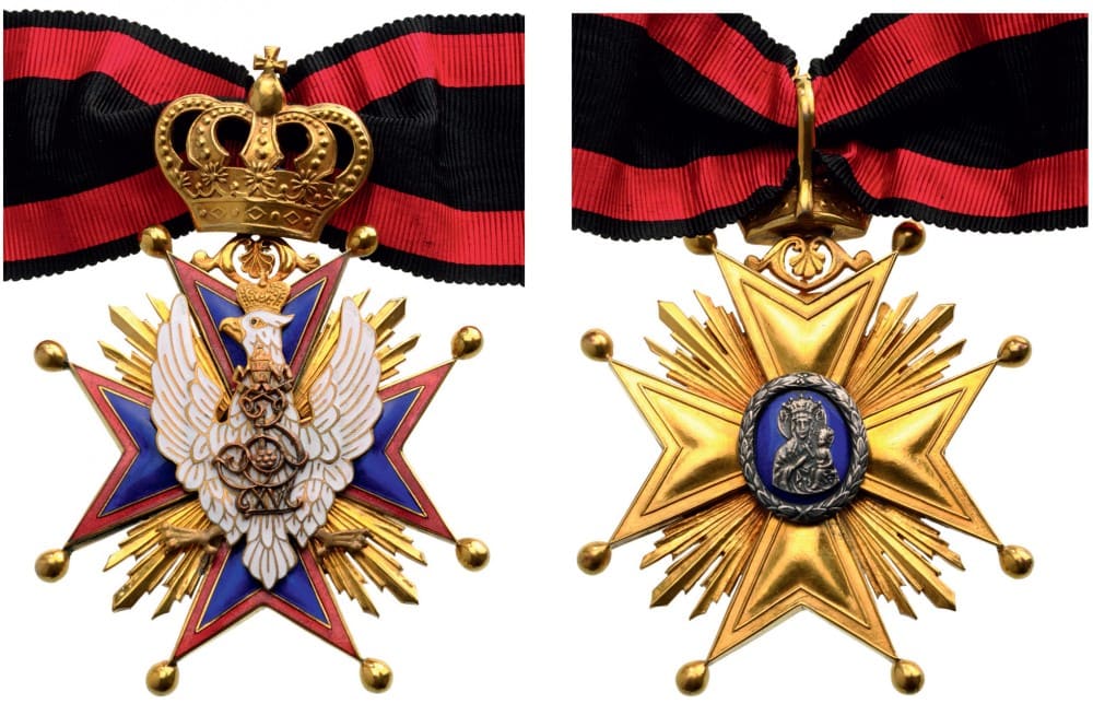 Modern  version of the cross with Benedictus XV monogram instead of Alexander I monogram.jpg