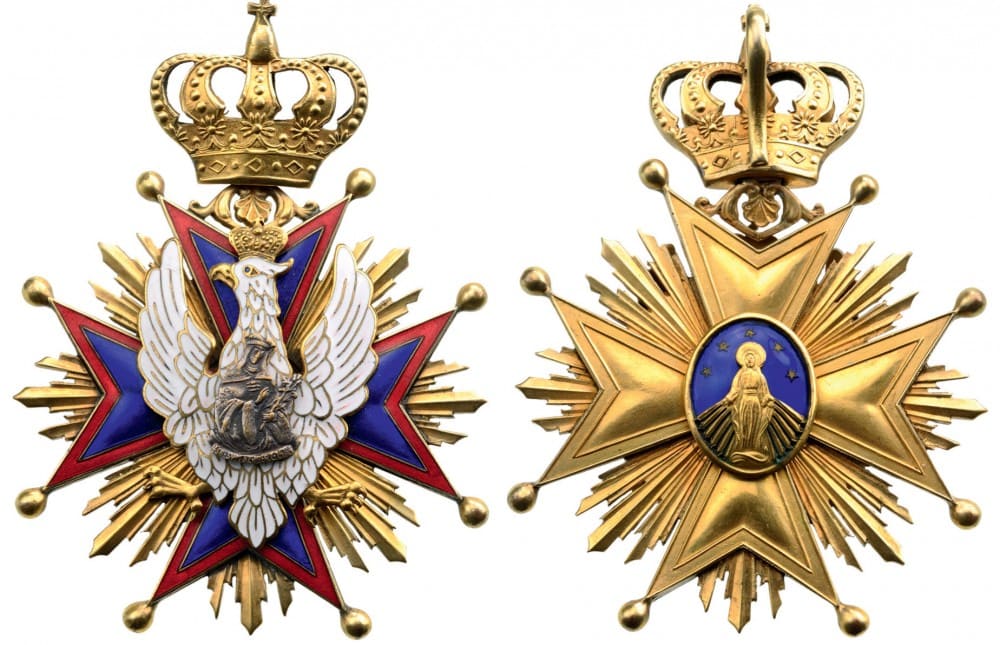 Modern version of the cross with Saint Casimir instead of Alexander I monogram.jpg