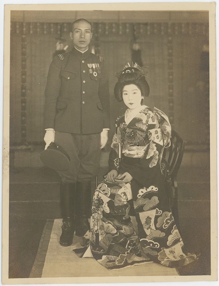 Officer and Wife Golden Kite Order 1942.jpeg
