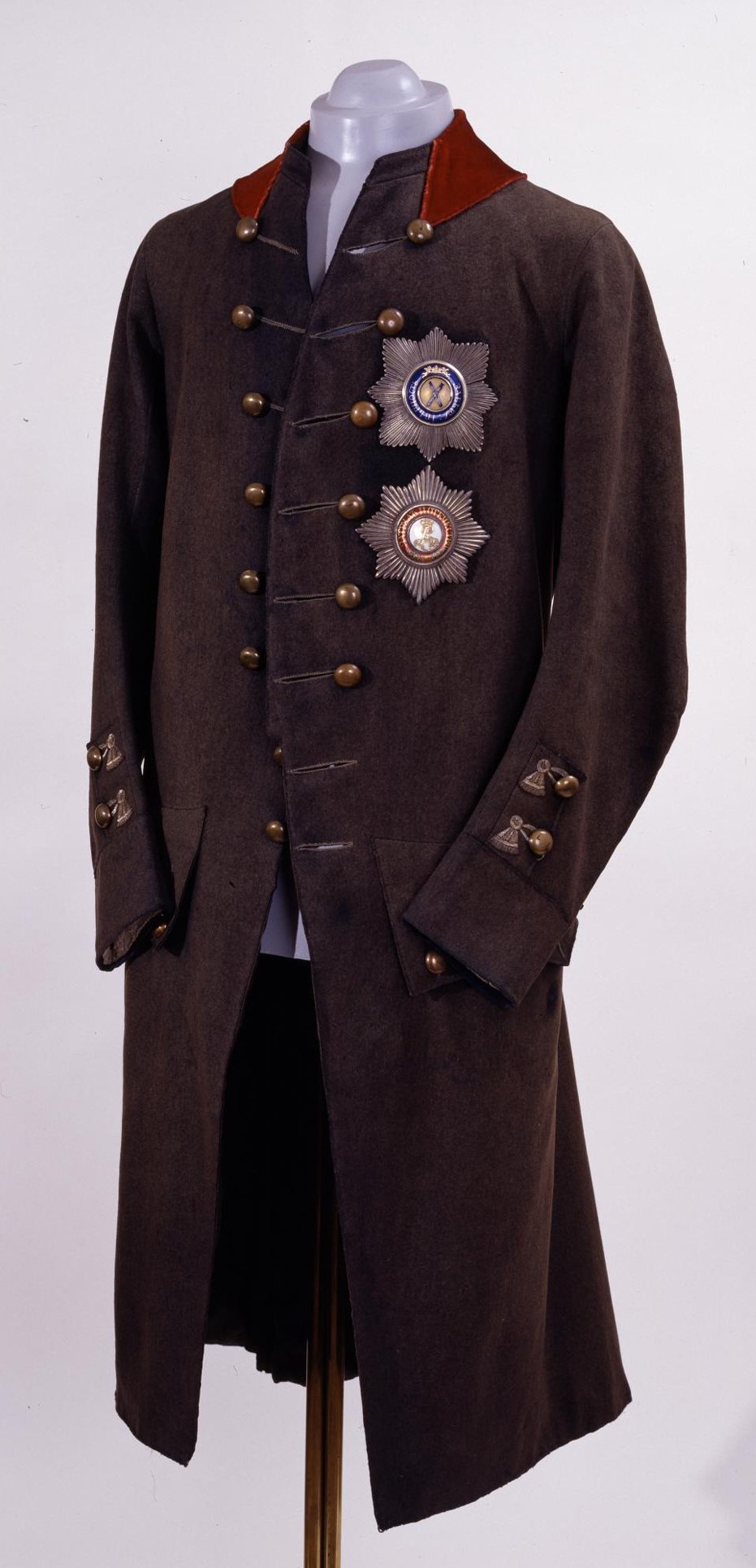 Officer’s Uniform of the Preobrazhensky Life Guards regiment worn by Emperor Paul I..jpg