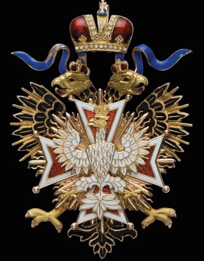 орден  Белого Орла 1858 года клеймо WK.jpg