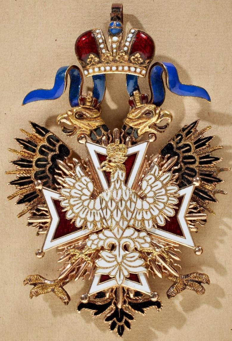 Орден Белого Орла мастерской Юлиуса Кейбеля 1870.jpg