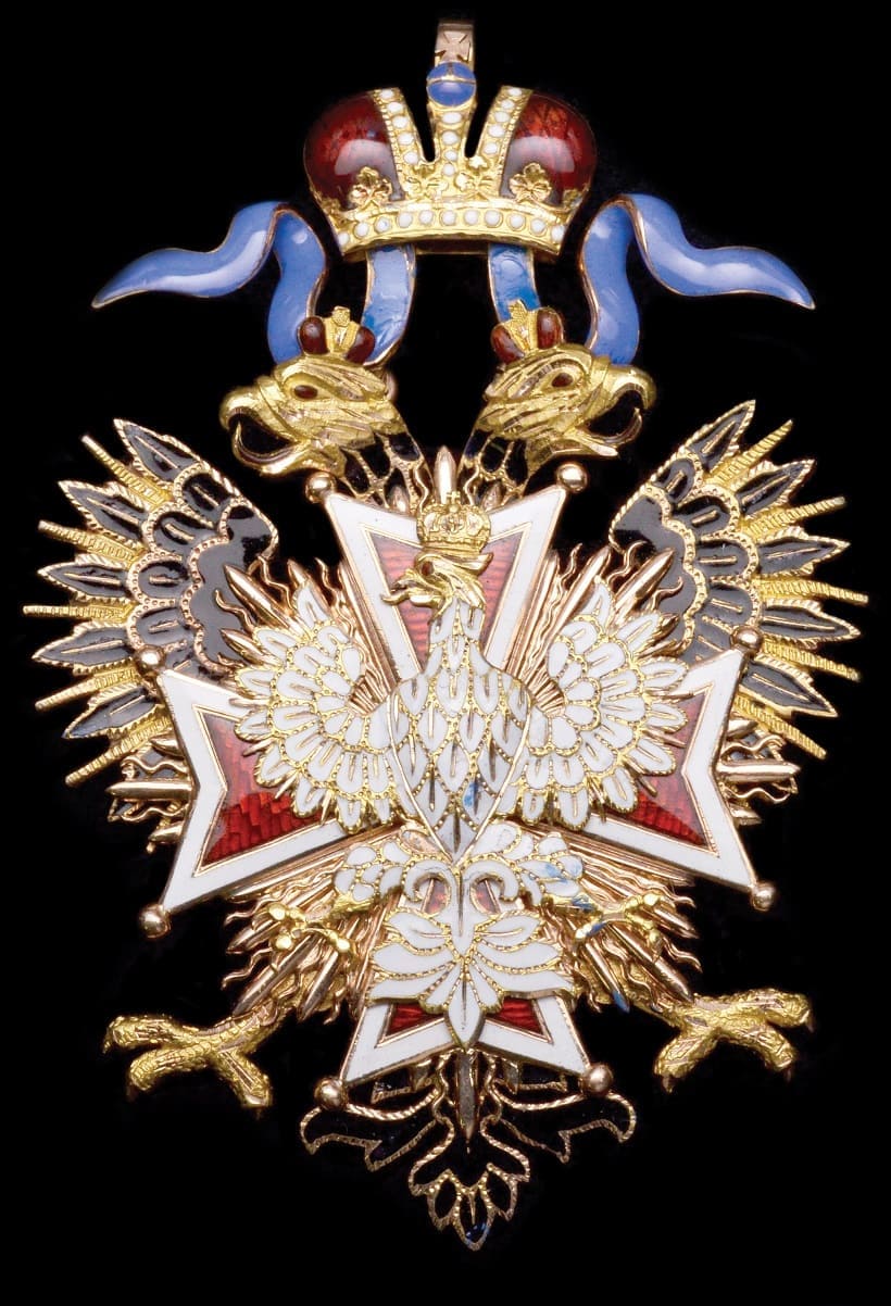 Орден Белого Орла мастерской Юлиуса Кейбеля клеймо IK.jpg